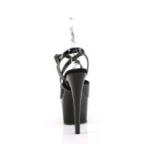 lakkl�r 18 cm ADORE-724 plat�sandaler med h�y h�l