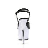 lakkl�r 18 cm DISCOLITE-709 pole dance sko stripper sandaletter led lysp�re