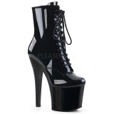 lakkl�r 18 cm RADIANT-1020 h�ye ankelst�vletter med sn�ring til dame