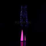 lakkl�r 18 cm SKY-1020TT pleaser ankelst�vletter med neon s�ler