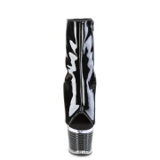 lakkl�r 18 cm SPECTATOR-1021 h�yh�lte ankelboots - �pen t� plat�boots svart
