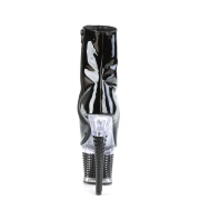 lakkl�r 18 cm SPECTATOR-1021 h�yh�lte ankelboots - �pen t� plat�boots svart