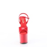 lakkl�r 20 cm CRAZE-809 heelless h�ye h�ler pony plat� r�de