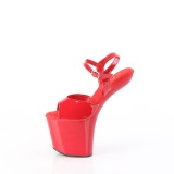 lakkl�r 20 cm CRAZE-809 heelless h�ye h�ler pony plat� r�de