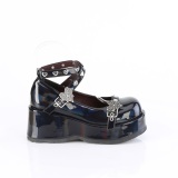 lakkl�r 7 cm CUBBY-25 emo maryjane sko - plat�sko med spenne