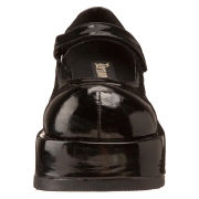 lakkl�r 8,5 cm DemoniaCult DOLLIE-01 svarte mary jane pumps