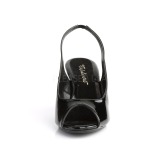 lakklær 8 cm BELLE-368 sko med høye hæler for menn