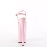 lakkl�r rosa 23 cm INFINITY-909 ekstremt h�ye h�ler - veldig h�ye plat� h�ler