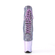 lavendel strass steiner plat�boots 20 cm FLAMINGO-1020CHRS h�yh�lte boots