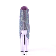 lavendel strass steiner plat�boots 20 cm FLAMINGO-1020CHRS h�yh�lte boots
