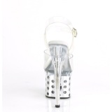 led lysp�re plat� 18 cm DISCOLITE-708DOTS h�yh�lte sandaler - pole dance h�ler