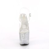led lyspre plat 19 cm ENCHANT-708TLT hyhlte sandaler - pole dance high heels