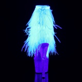 neon 18 cm ADORE-1017MFF pole dancing ankelstøvletter med frynser