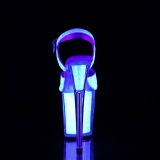neon glitter 20 cm FLAMINGO-810UVG pole dancing sko