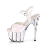 opal glitter plat� 18 cm ADORE-710G h�yh�lte sandaler til poledance