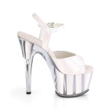 opal glitter plat� 18 cm ADORE-710G h�yh�lte sandaler til poledance