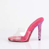 pink mules 11,5 cm GALA-01DMM strass mules med stiletth�ler