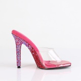 pink mules 11,5 cm GALA-01DMM strass mules med stiletth�ler