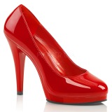 rød 11,5 cm FLAIR-480 høye damesko med høy hæl