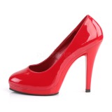 rød 11,5 cm FLAIR-480 høye damesko med høy hæl