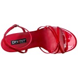 r�d 15 cm DOMINA-108 sko med h�ye h�ler for menn