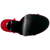 r�d 15 cm DOMINA-108 sko med h�ye h�ler for menn
