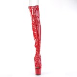r�d 18 cm ADORE-3011HWR hologram overknee st�vler �pen t�