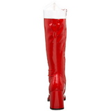r�d hvit 7,5 cm GOGO-305 kneh�ye st�vletter dame