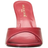 r�d kunstl�r 10 cm CLASSIQUE-01 store st�rrelser mules dame