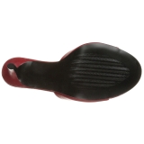 r�d kunstl�r 10 cm CLASSIQUE-01 store st�rrelser mules dame