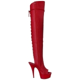 r�d kunstl�r 15 cm DELIGHT-3019 L�rh�ye st�vletter plat�