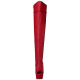 r�d kunstl�r 15 cm DELIGHT-3019 L�rh�ye st�vletter plat�