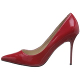 r�d lakk 10 cm CLASSIQUE-20 h�ye pumps damesko til menn