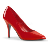 rød lakk 10 cm VANITY-420 spisse pumps med høye hæler