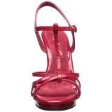 r�d lakk 12 cm FLAIR-420 high heels sko til menn