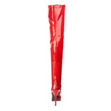 r�d lakk 13,5 cm INDULGE-3000 l�rh�ye st�vler til menn