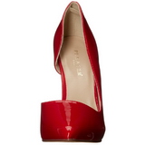 r�d lakk 13 cm AMUSE-22 klassiske pumps sko til dame