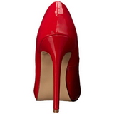 r�d lakk 13 cm SEXY-42 klassiske pumps sko til dame