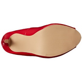 r�d lakk 13 cm SEXY-42 klassiske pumps sko til dame