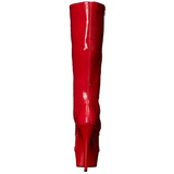 rød lakk 15,5 cm DELIGHT-2023 platå høye støvler