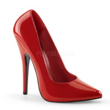 r�d lakk 15 cm DOMINA-420 h�ye pumps damesko til menn