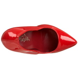 r�d lakk 15 cm DOMINA-420 h�ye pumps damesko til menn