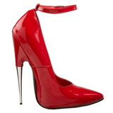 r�d lakk 15 cm SCREAM-12 dame pumps sko stiletth�ler