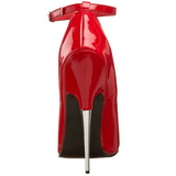 r�d lakk 15 cm SCREAM-12 dame pumps sko stiletth�ler