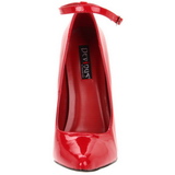 r�d lakk 16 cm DAGGER-12 fetish h�ye pumps sko