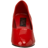 r�d lakk 8 cm DIVINE-420W dame pumps med lave h�l