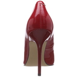 rød lakkert 10 cm CLASSIQUE-20 spisse pumps med stiletthæler