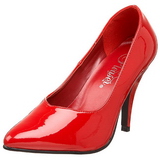 rød lakkert 10 cm DREAM-420 kvinner pumps høye hæler