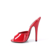 r�de 15 cm DOMINA-101 h�yh�lte mules til menn