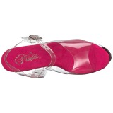 rosa 18 cm ADORE-708MCT akryl platå høye hæler dame
